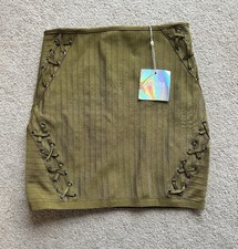 Missguided Khaki Skirt UK10