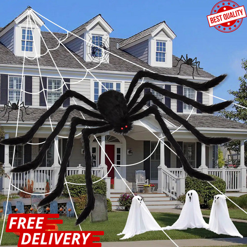 Halloween giant plush spider - giant,