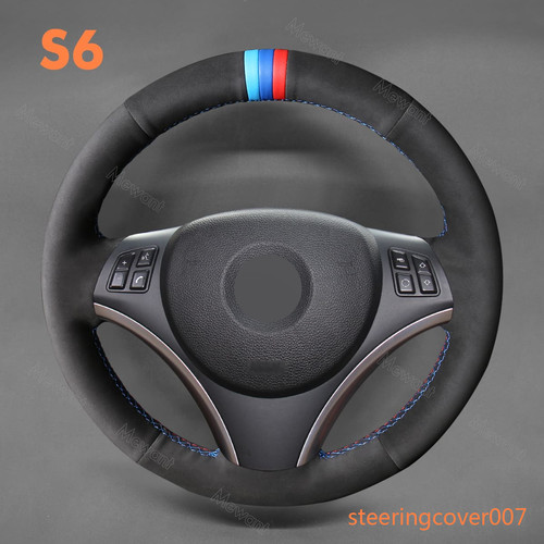 Alcantara stripe steering - alcantara,