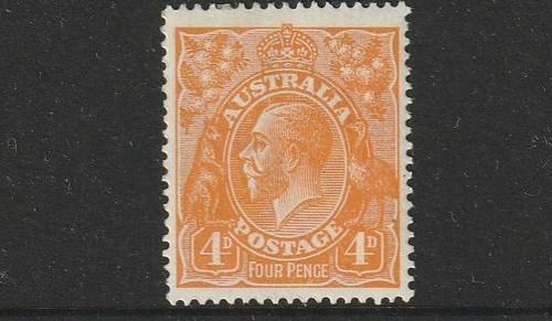 Stamps aust kgv orange - kgv,