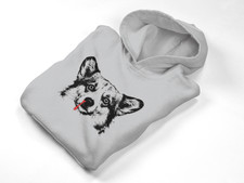 UNISEX Psychic Corgi Hoodie - Funny Sci-Fi TV Parody Telekinetic Dog Jumper