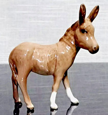 Beswick Donkey Foal Rare Vintage Natural Grey Brown Gloss Model No. 2110 Vgc