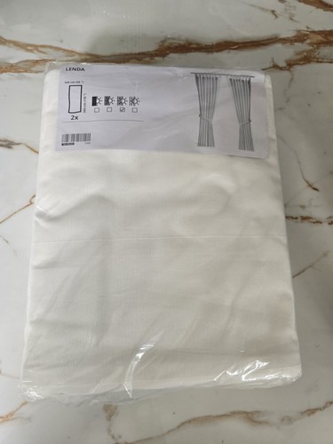 Ikea lenda white curtains 140 - lenda,