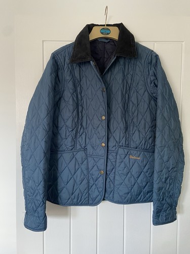 Barbour quilted jacket blue - barbour,