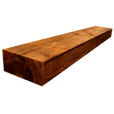 Brown timber sleepers - brown,