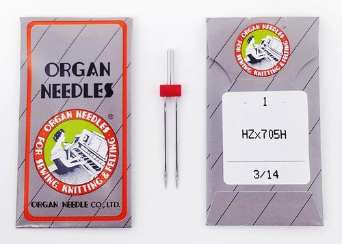 Organ double needle - double, for