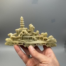 Chinese Vtg Carved Soapstone