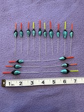 Colmic Fishing Pole Float-Job Lot Of 15 Floats Mixed Sizes (0.10g 0.20g & 0.50)