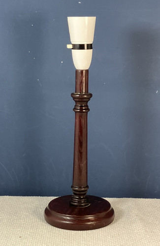 Wooden table lamp - lamp,