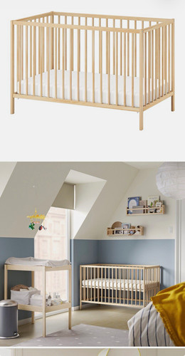 Ikea sniglar beech cot bed - sniglar, 60