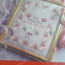 Jane Greenoff Cross Stitch Kit - "Wedding Sampler - A Special Day"