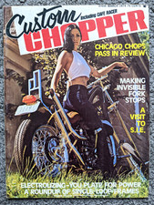 1974 MARCH CUSTOM CHOPPER MOTORCYCLE MAGAZINE HARLEY TRIUMPH KAWASAKI HONDA