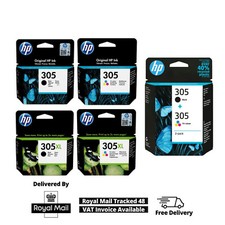 Original HP 305 / HP 305XL Black/Color Ink Cartridge For DeskJet 2720e 2722e Lot