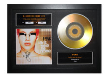 Pink Signed Gold Disc Album Ltd Edition Framed Picture Memorabilia