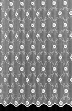 KATY WHITE SOFT PURE VOILE CURTAIN ~ Made to Measure Any Size FREE HEMMING