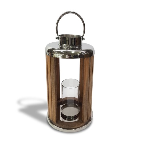 Mango wood and stainless - wood,