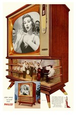 Philco TV Advertisement Poster
