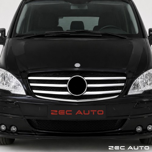 Chrome front grill - front,