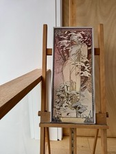 Vintage Athena Print Alphonse Mucha - Winter - Framed Art Nouveau Print on Board