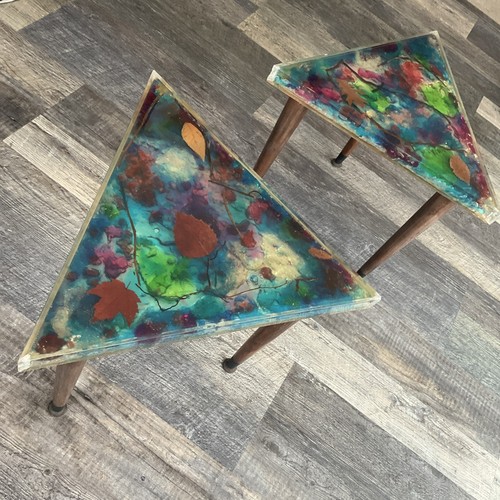 Vintage 70s resin - vintage, inclusion