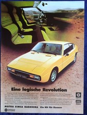 Matra Simca Bagheera, Original