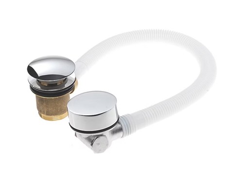 Aqualisa chrome pop waste - chrome, pop-up