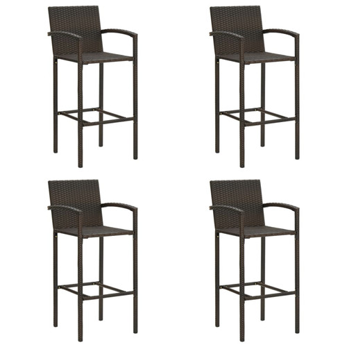 Bar stool set - of, brown