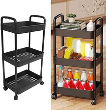 3 Tier Storage Trolley Cart on