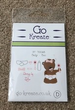 *GO KREATE* BOO SCRUFFY BEAR