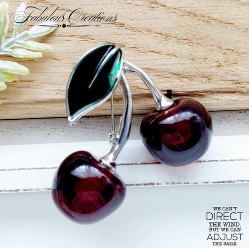 Dark red cherry fruit - 3d,