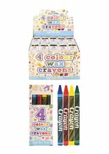 Wax Crayons 4 Pack Mini