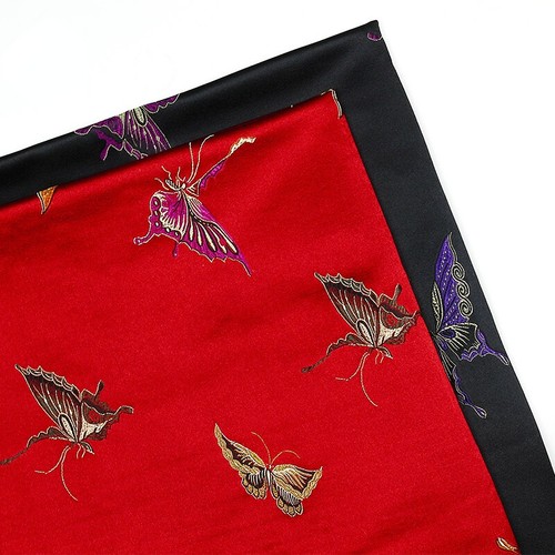Butterfly brocade damask - butterfly, faux