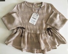 Zara Girls Blouse Peplem Hem