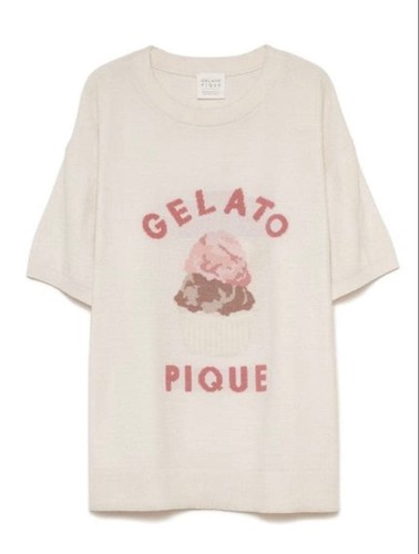 Gelato pique pink motif - pique,