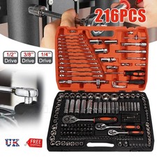 Socket Set 216PCS 1/2" 1/4"