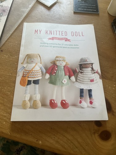 Knitted doll knitting - my,