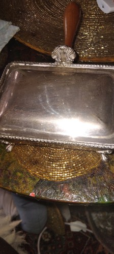 Silver plated crumb catcher - silver,