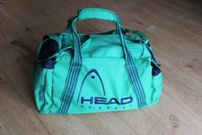 Vintage 90’s HEAD St Lucia Canvas HOLDALL Retro Gym Sports BAG Green RARE COLOUR