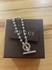 Gucci Sterling Silver Toggle