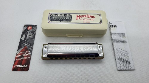 Hohner marine band harmonica - band,