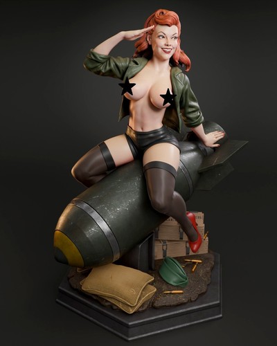 Air force bombshell - force, topless