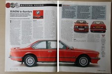 Original 2000 CC Buying Guide magazine article: BMW 630, 633 635 CSi & M635CSi