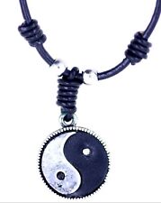 Vintage retro style yinyang yin yang sign pendant necklace