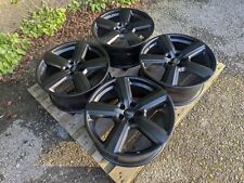 Refurbished Audi S-Line RS6 Style 18" 5x100 Alloy wheels A1 Polo Golf mk4 Black