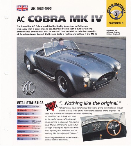 1985 1995 cobra - cobra, mark