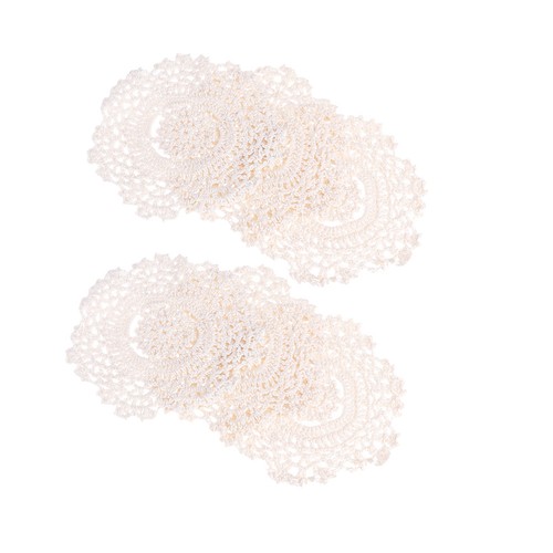White handmade crochet - handmade,
