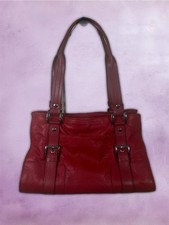 Debenhams Bag Leather Red