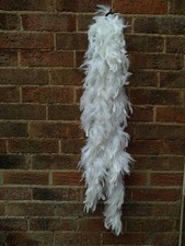 Vintage white feather boa 1.50