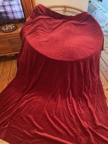 Vintage retro velvet - long, wide