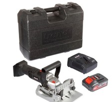 Brand New Trend T18S/BJK1 18v TXLI Cordless Biscuit Jointer Kit Inc 1x 4.0Ah ...